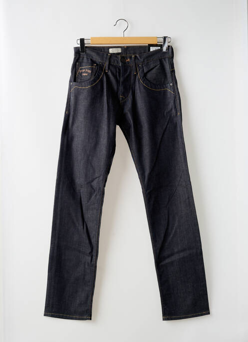 Jeans coupe slim fermeture boutonnée sur le devant taille basse bleu PEPE JEANS homme