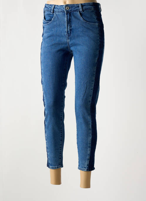 Jeans boyfriend bleu ICHI pour femme
