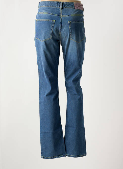 Jeans coupe droite bleu BENSIMON pour femme