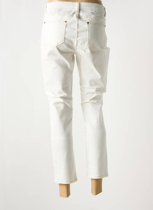 Jeans coupe slim beige C'EST BEAU LA VIE pour femme