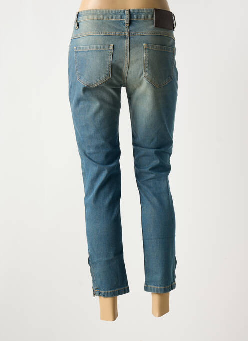 Jeans coupe slim bleu FLEUR DE SEL pour femme