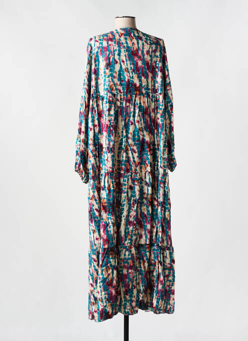 Robe longue bleu LES BOHÉMIENNES pour femme