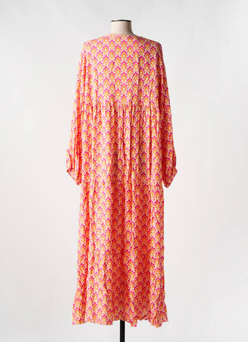 Robe longue orange LES BOHÉMIENNES pour femme