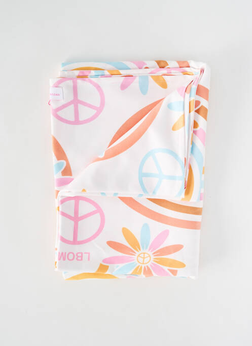 Serviette de plage blanc LES BOHÉMIENNES pour femme