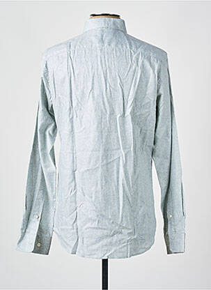 Chemise manches longues coupe cintrée bleu JACK & JONES homme