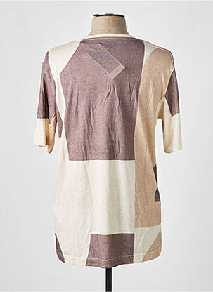 T-shirt coupe cintrée manches courtes beige JACK & JONES homme