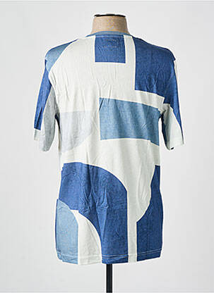 T-shirt coupe cintrée manches courtes bleu JACK & JONES homme