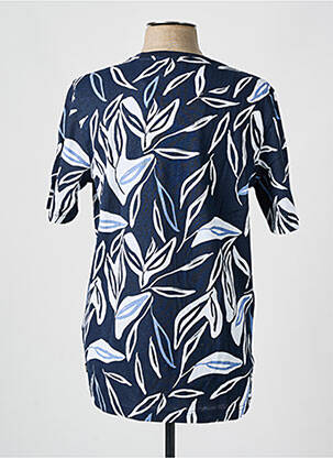 T-shirt coupe cintrée manches courtes bleu JACK & JONES homme