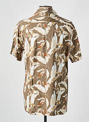 Chemise manches courtes marron SELECTED pour homme seconde vue