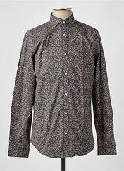 Chemise manches longues marron JACK & JONES pour homme seconde vue