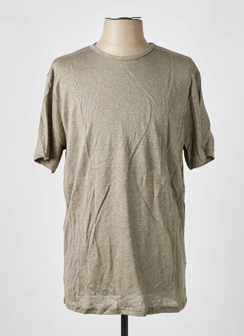 T-shirt coupe cintrée manches courtes vert SELECTED homme