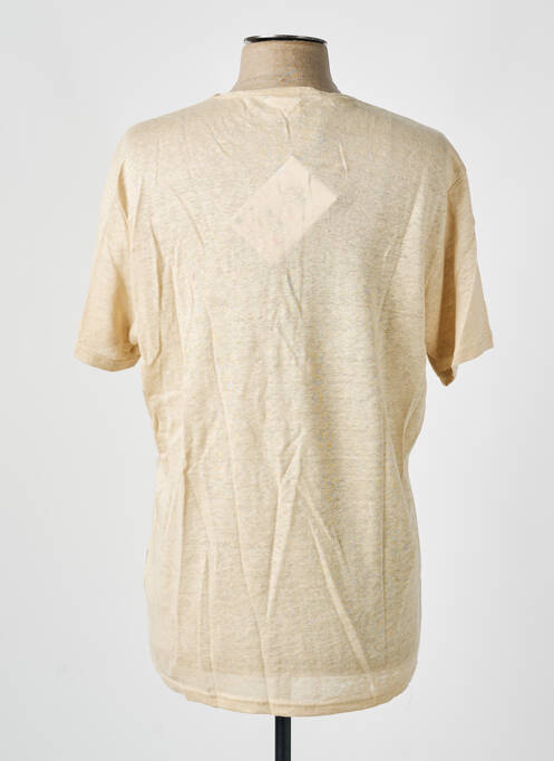 T-shirt beige SELECTED pour homme