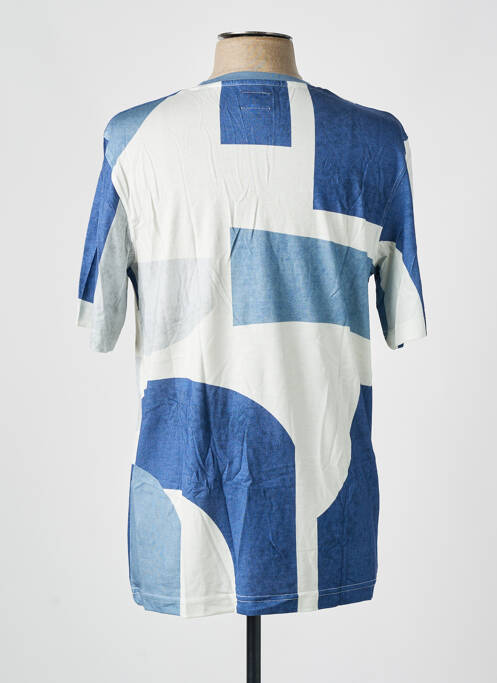 T-shirt bleu JACK & JONES pour homme