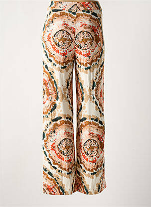 Pantalon large coupe fluide taille normale rose MAJESTIC FILATURES femme