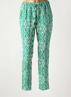 Pantalon slim taille haute taille haute vert ONLY femme