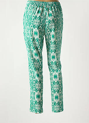 Pantalon slim taille haute taille haute vert ONLY femme