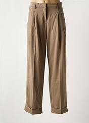 Pantalon droit marron ONLY pour femme seconde vue