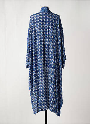 Veste kimono col v bleu GENESIS femme