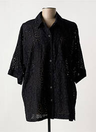 Chemisier manches courtes manches courtes noir FRNCH femme