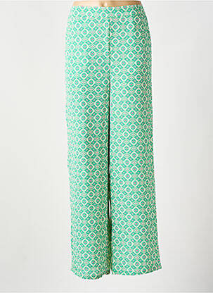 Pantalon large coupe fluide taille normale vert ONLY femme