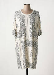 Robe courte beige MAJESTIC FILATURES pour femme seconde vue