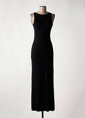 Robe longue noir MAJESTIC FILATURES pour femme seconde vue