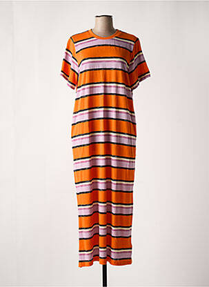 Robe longue orange FRNCH pour femme