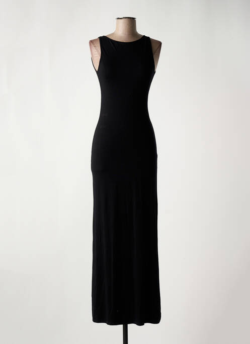Robe longue noir MAJESTIC FILATURES pour femme