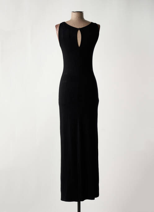 Robe longue noir MAJESTIC FILATURES pour femme