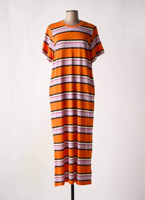 Robe longue orange FRNCH pour femme