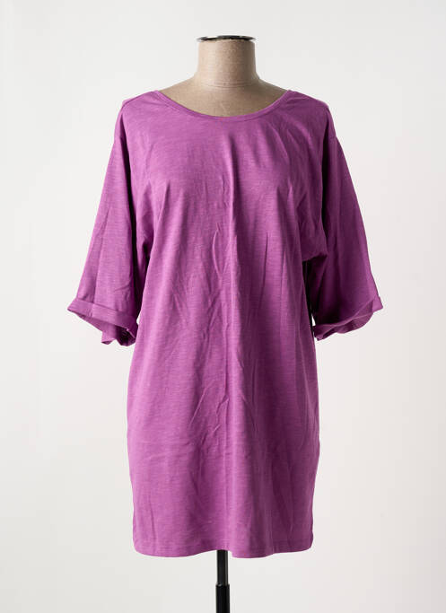 Tunique manches longues violet SESSUN pour femme