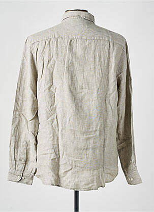 Chemise manches longues coupe droite gris SELECTED homme