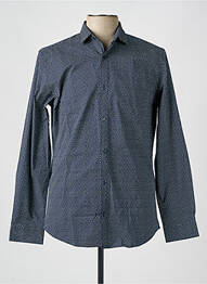Chemise manches longues imprimé fantaisie bleu JACK & JONES homme