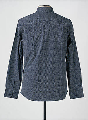 Chemise manches longues imprimé fantaisie bleu JACK & JONES homme