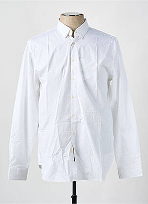 Chemise manches longues coupe cintrée blanc SELECTED homme
