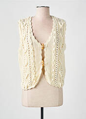 Gilet sans manche beige LOUISE MISHA pour femme seconde vue
