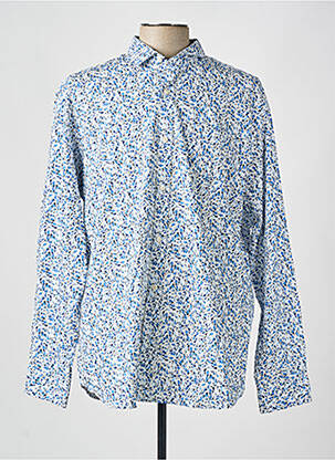 Chemise manches longues bleu JACK & JONES pour homme