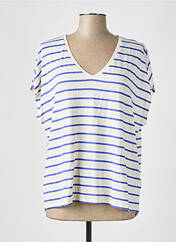 T-shirt bleu MAJESTIC FILATURES pour femme seconde vue