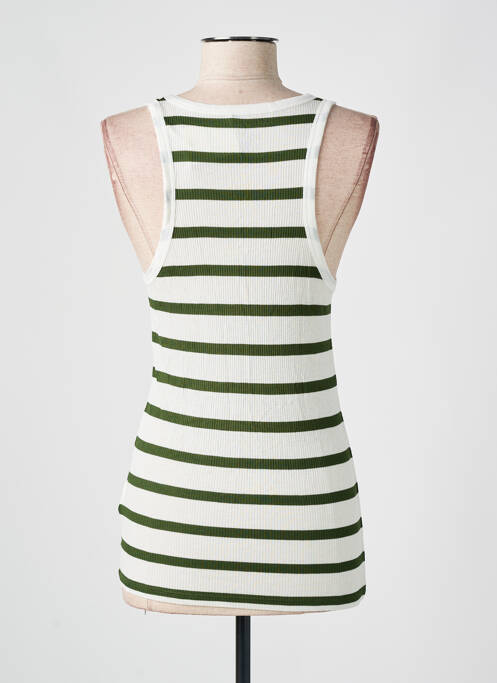 Débardeur vert MAJESTIC FILATURES pour femme