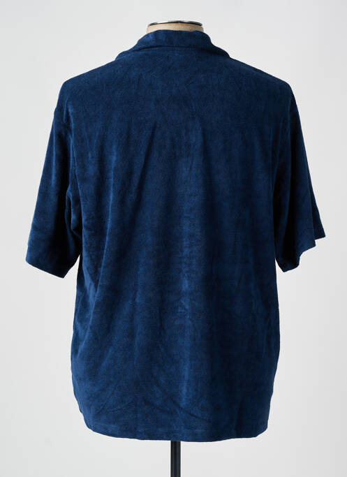 Chemise manches courtes bleu JACK & JONES pour homme