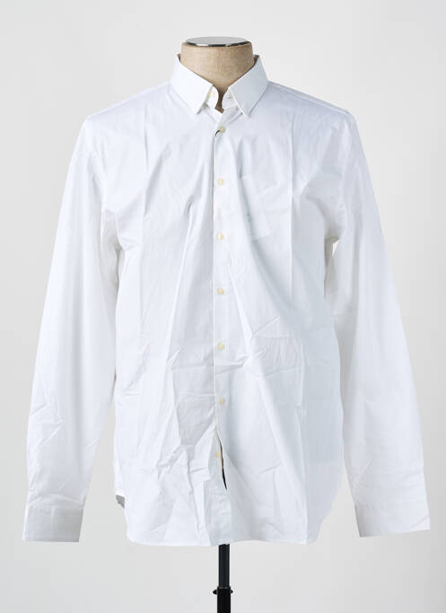 Chemise manches longues blanc SELECTED pour homme