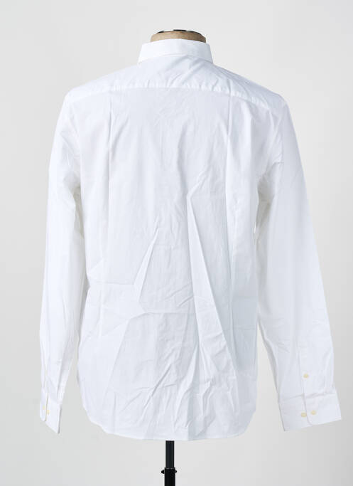 Chemise manches longues blanc SELECTED pour homme