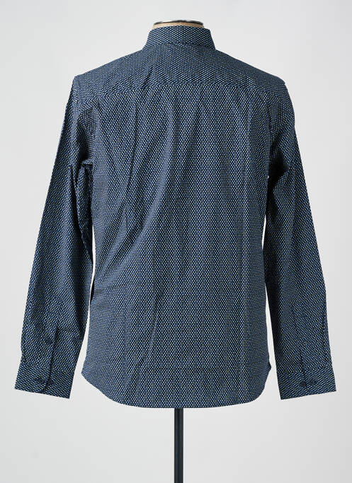 Chemise manches longues bleu JACK & JONES pour homme