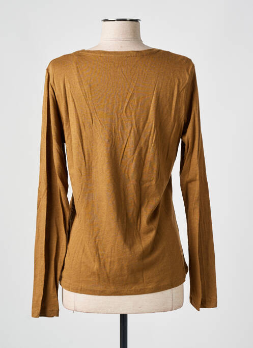 Top marron MAJESTIC FILATURES pour femme