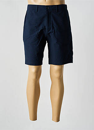 Bermuda coupe droite bleu SELECTED homme