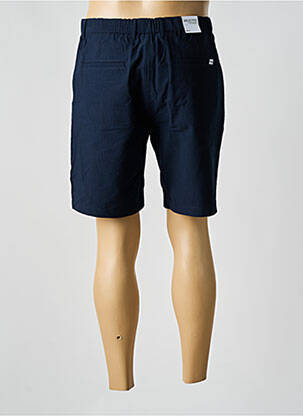 Bermuda coupe droite bleu SELECTED homme