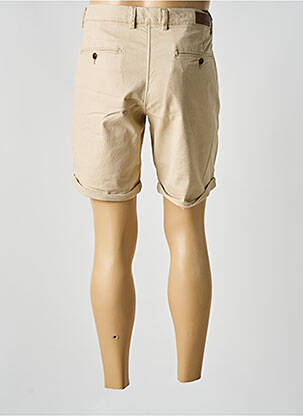 Bermuda coupe droite beige JACK & JONES homme