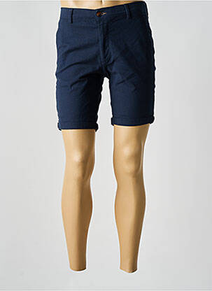 Bermuda coupe droite bleu JACK & JONES homme