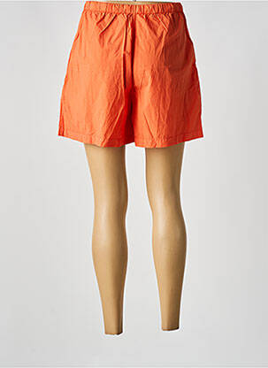 Short coupe droite orange SESSUN femme