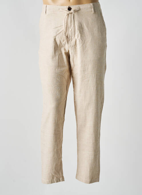 Pantalon chino beige SELECTED pour homme